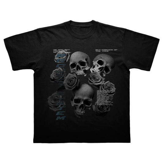 SKULL & ROSE TOUR TEE